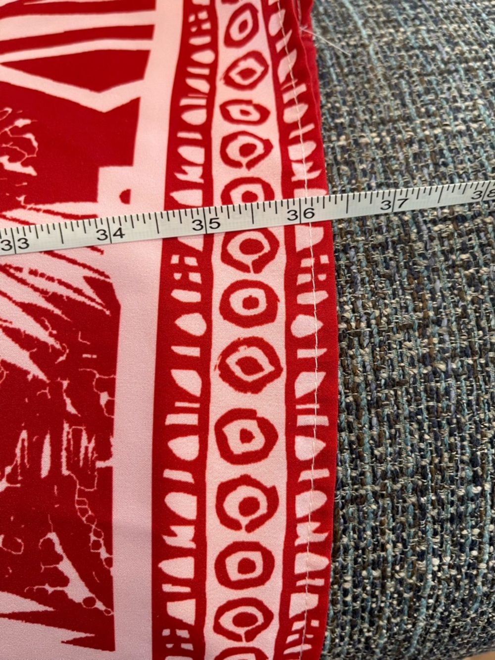 Women’s Red & Pink Printed Swim Coverup Tunic. Fits Like A 3X.. - Picture 5 of 7